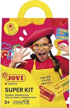 Children's Modelling Clay Jovi Plastilina Gift Set Children's Modelling Clay Mix 3 x 50 g - 1