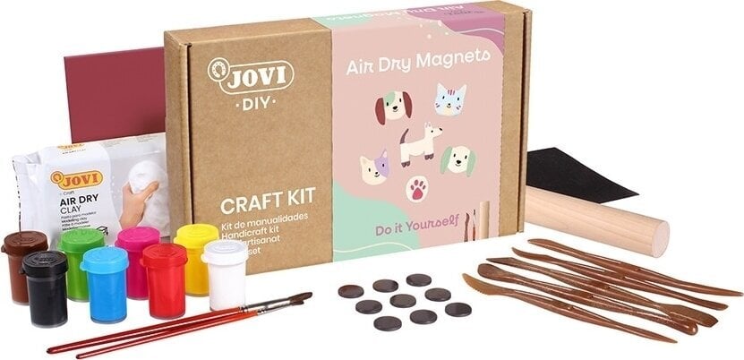 Self-Drying Clay Jovi Kraft Set Self-Drying Clay Magnets