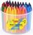 Cere Jovi Jumbo Easy Grip Case Triangular Wax Crayons Cere Colori assortiti 72 pièces