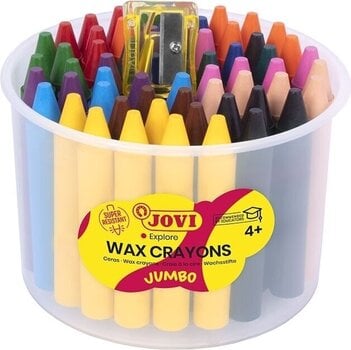 Creioane cu ceară Jovi Jumbo Wax Crayons Creioane cu ceară 60 Colours - 1