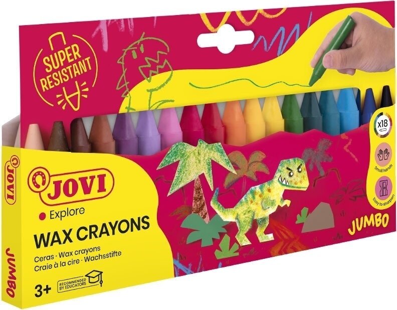 Wachse Jovi Jumbo Wax Crayons Wachse 18 Farben