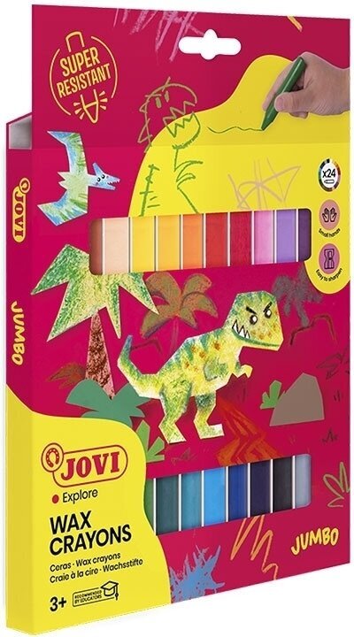 Jovi Jumbo Wax Crayons Voskovky 24 ks
