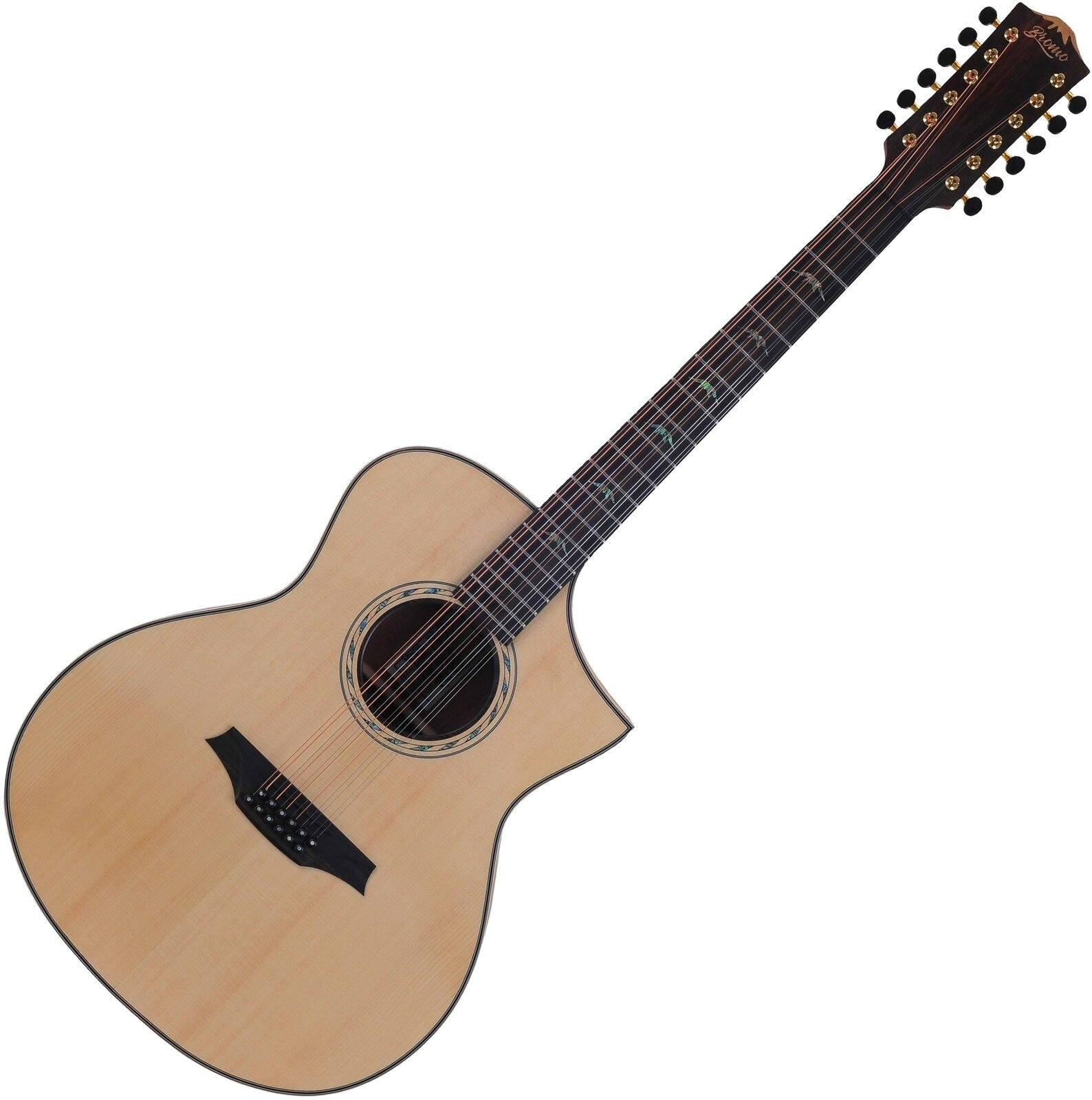 12 strunska elektroakustična kitara Bromo BAT4CE12 Natural