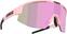 Occhiali da ciclismo Bliz Breeze 52102-49 Matt Powder Pink/Brown w Rose Multi plus Spare Lens Pink Occhiali da ciclismo