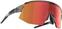 Ochelari ciclism Bliz Breeze 52302-84 Transparent Dark Grey/Brown w Red Multi plus Spare Lens Orange Ochelari ciclism