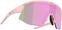 Kolesarska očala Bliz Breeze Small 52412-44 Matt Powder Pink/Brown w Rose Multi plus Spare Lens Pink Kolesarska očala