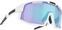 Óculos de ciclismo Bliz Vision 52001-03 Matt White/Smoke w Blue Multi plus Spare Jawbone Black Óculos de ciclismo