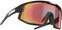 Óculos de ciclismo Bliz Vision 52001-14 Matt Black/Brown w Red Multi plus Spare Jawbone White Óculos de ciclismo