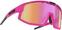 Okulary rowerowe Bliz Vision 52001-43 Matt Neon Pink/Brown w Purple Multi plus Spare Jawbone Black Okulary rowerowe