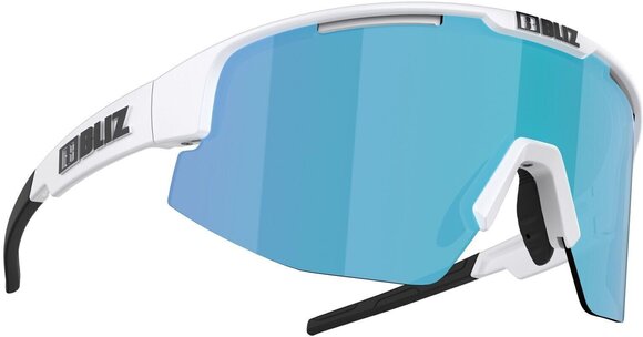 Kolesarska očala Bliz Fusion Small 52413-03 Matt White/Brown w Blue Multi Kolesarska očala - 1