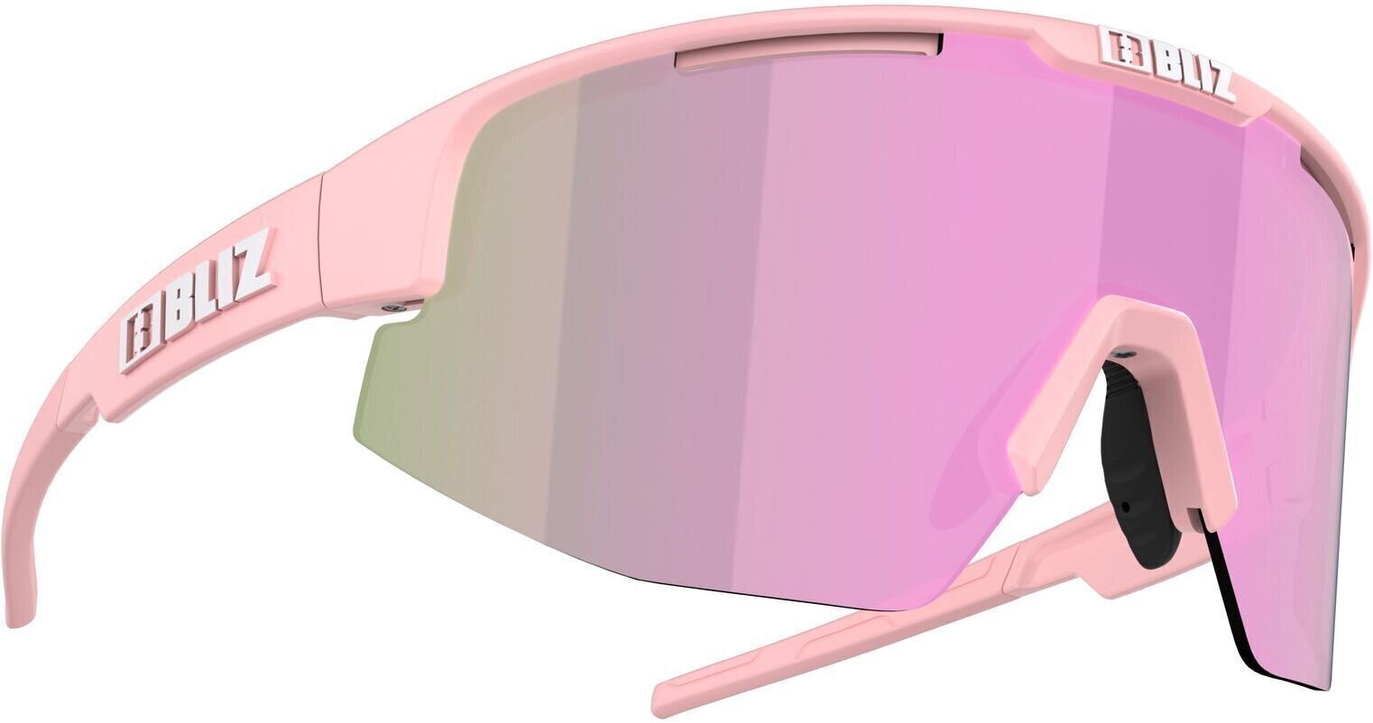 Kolesarska očala Bliz Matrix Small 52407-44 Matt Powder Pink/Brown w Rose Multi Kolesarska očala