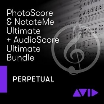 Logiciel de partition AVID Photoscore NotateMe Ultimate AudioScore Ultimate (Produit numérique)