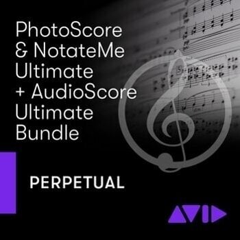 Notation programvara AVID Photoscore NotateMe Ultimate AudioScore Ultimate (Digital produkt) - 1