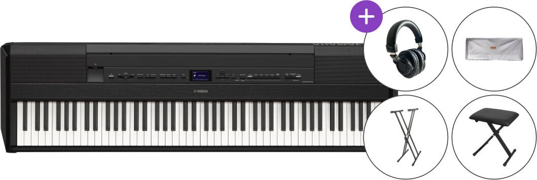 Piano de escenario digital Yamaha P-525B SET Piano de escenario digital