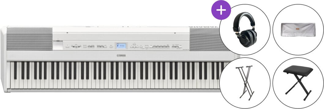Digitralni koncertni pianino Yamaha P-525WH SET Digitralni koncertni pianino