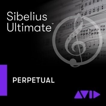 Nuotinkirjoitusohjelma AVID Sibelius Ultimate Perpetual with 1Y Updates and Support (Digitaalinen tuote)