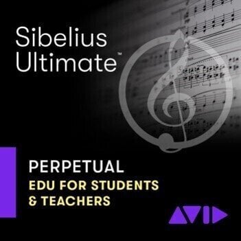 Programska oprema za sestavljanje glasbe AVID Sibelius Ultimate Perpetual - EDU (Digitalni izdelek)