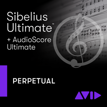 Logiciel de partition AVID Sibelius Ultimate Perpetual AudioScore (Produit numérique)