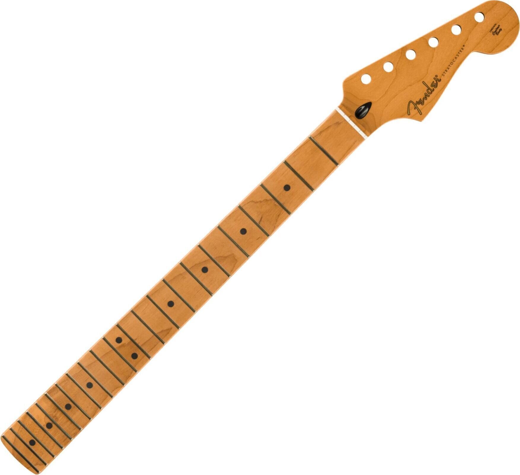 Λαιμός Κιθάρας Fender Satin Roasted Maple Flat Oval 22 Roasted Maple Λαιμός Κιθάρας