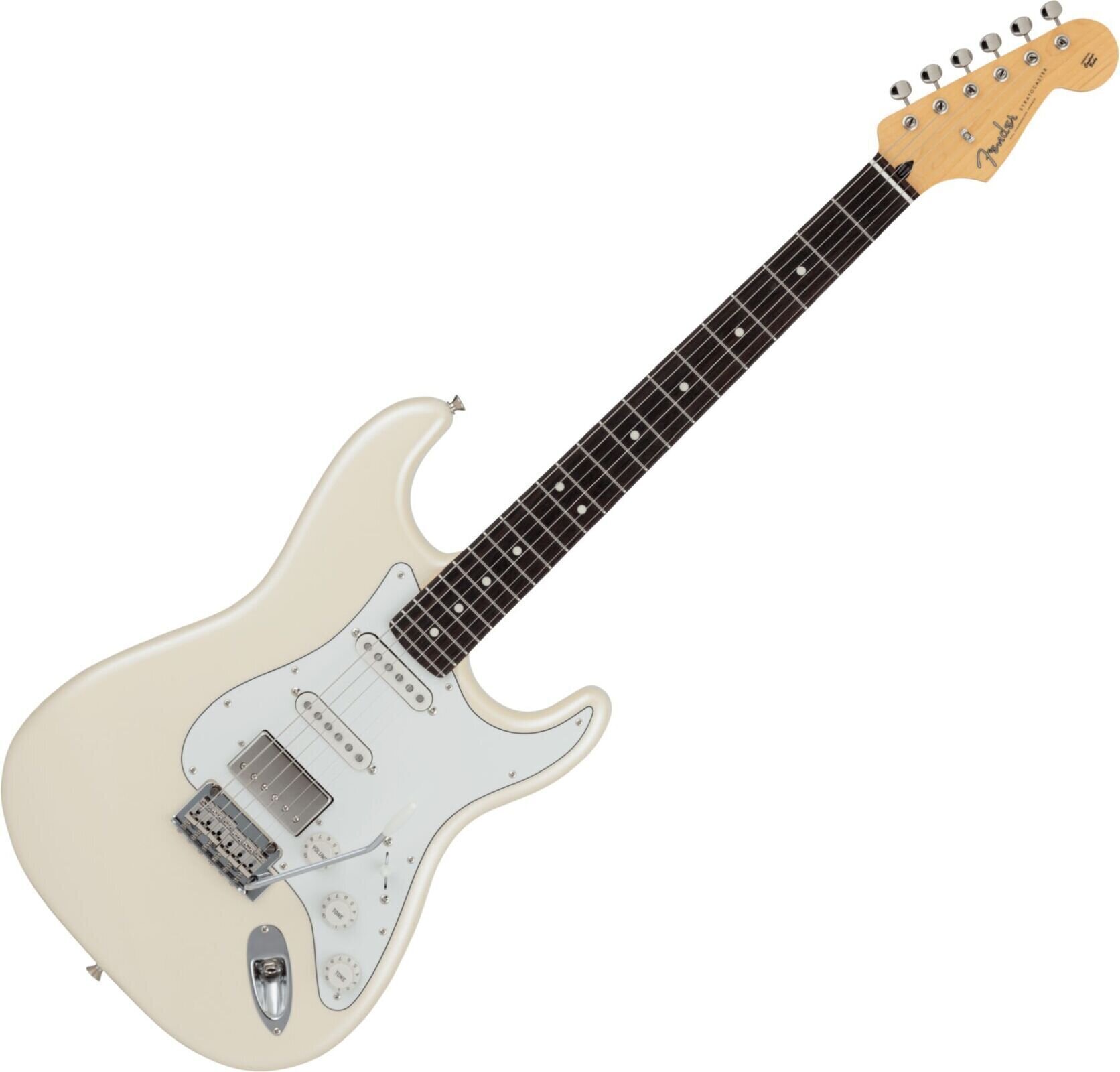 Chitară electrică Fender MIJ Hybrid II Stratocaster HSS RW Olympic Pearl
