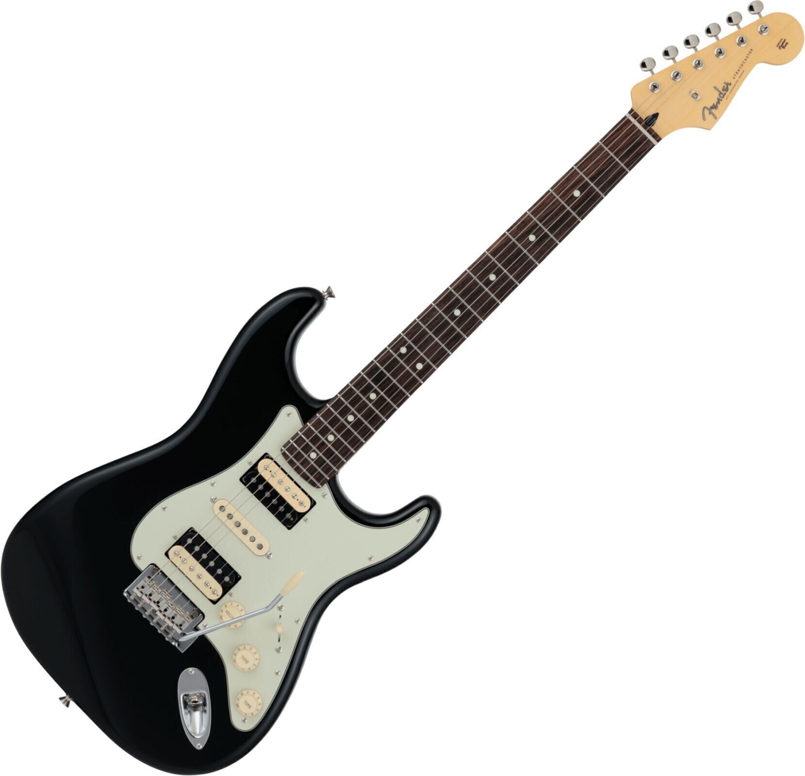 Chitară electrică Fender MIJ Hybrid II Stratocaster HSH RW Black