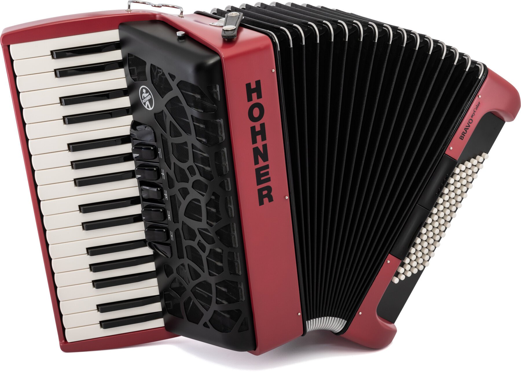 Accordeon met toetsenbord Hohner BRAVO myColor III 72 Sunset Accordeon met toetsenbord