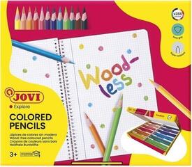 Colour Pencil Jovi Non-Wooden Triangular Pencils Set of Coloured Pencils 288 pcs