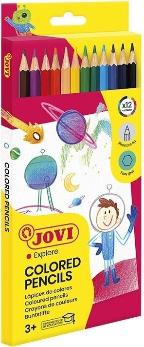 Färgpenna Jovi Set of Coloured Pencils 12 st