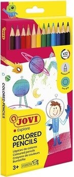 Crayon de couleur Jovi Ensemble de crayons de couleur Mélange 12 pièces - 1