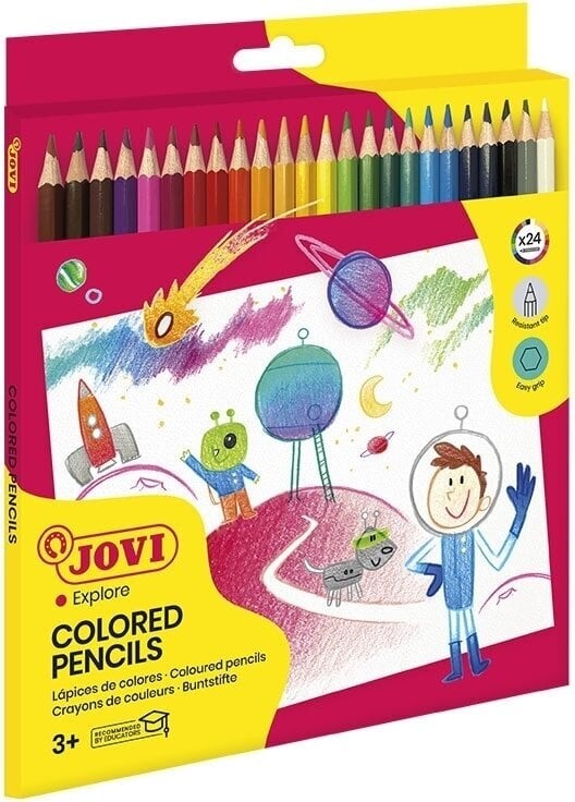 Colour Pencil Jovi Set of Coloured Pencils 24 pcs