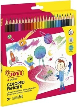 Χρωματιστό Μολύβι Jovi Σετ χρωματιστών μολυβιών Mix 24 pcs - 1