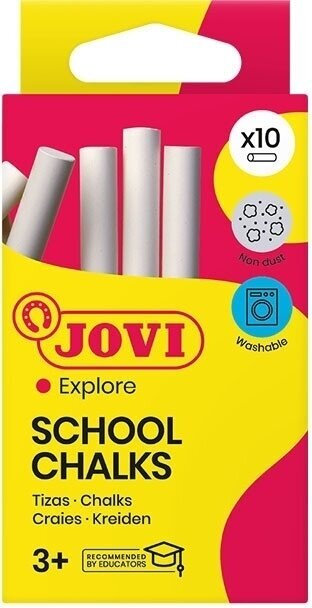 Giz Jovi School Chalk White 10 pcs