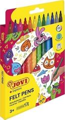 Felt-Tip Pen Jovi Markers Thin Markers 12 pcs