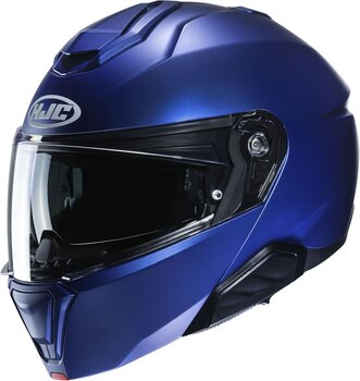 Helm HJC i91 Solid Semi Flat Metallic Blue L Helm - 1