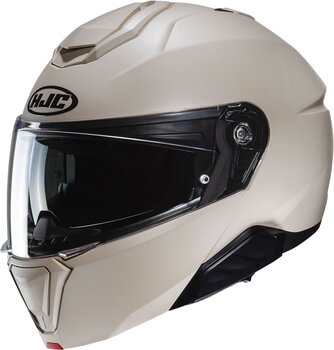 Helm HJC i91 Solid Semi Flat Sand Beige 3XL Helm - 1