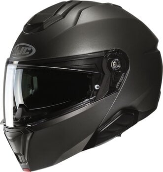 Helmet HJC i91 Solid Semi Flat Titanium M Helmet - 1