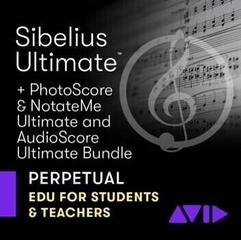 Notationssoftware AVID Sibelius Ultimate Perpetual New License & Pscore + Ascore + NotateMe for Students & Teachers (Digitales Produkt)