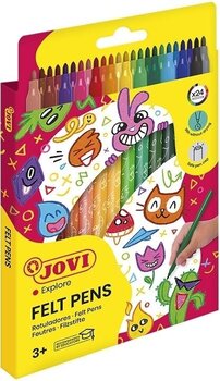 Felt-Tip Pen Jovi Markers Thin Markers 24 pcs - 1