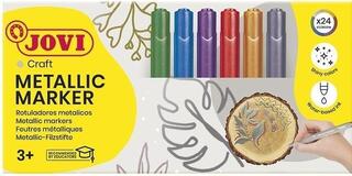 Marker Jovi Metallic Markers Metaliczny pisak akrylowy 24 szt.
