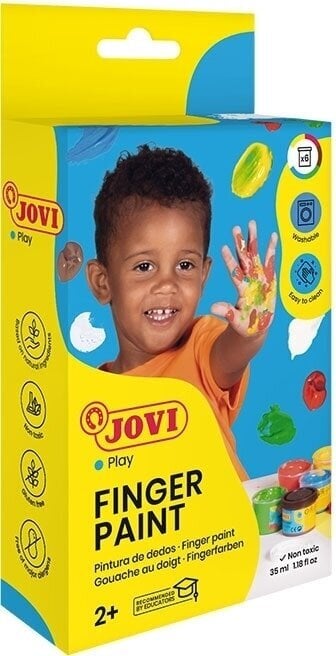 Fingerfarbe Jovi Fingerfarbe 6 x 35 ml Mix