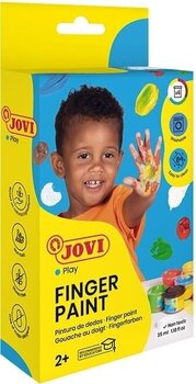 Kolor palca Jovi Finger Paints Zestaw farb do malowania palcami Mix 6 x 35 ml - 1