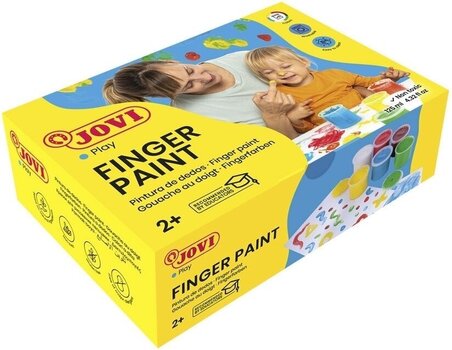 Prstová barva Jovi Finger Paints Sada prstových barev Mix 6 x 125 ml - 1
