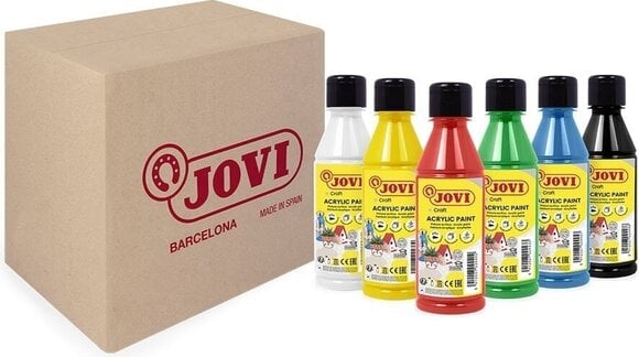 Farba akrylowa Jovi Zestaw Farb Akrylowych 6 x 250 ml Mix A - 1