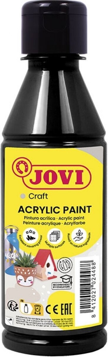 Acrylfarbe Jovi Acrylfarbe 250 ml Black