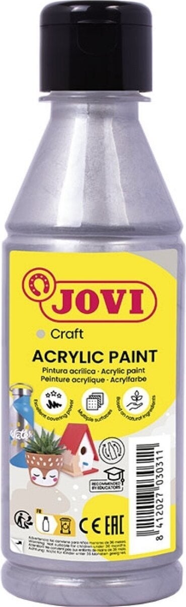 Acrylic Paint Jovi 68037 Acrylic Paint Silver 250 ml 1 pc