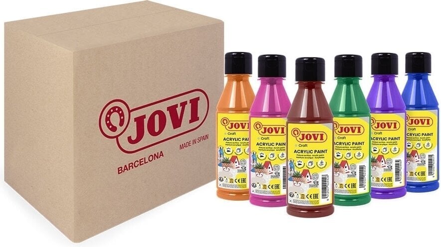 Colore acrilico Jovi Set di colori acrilici 6 x 250 ml Mix B
