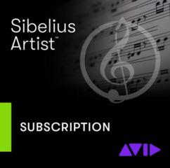 Notationssoftware AVID Sibelius Artist Annual New Subscription (Digitales Produkt)