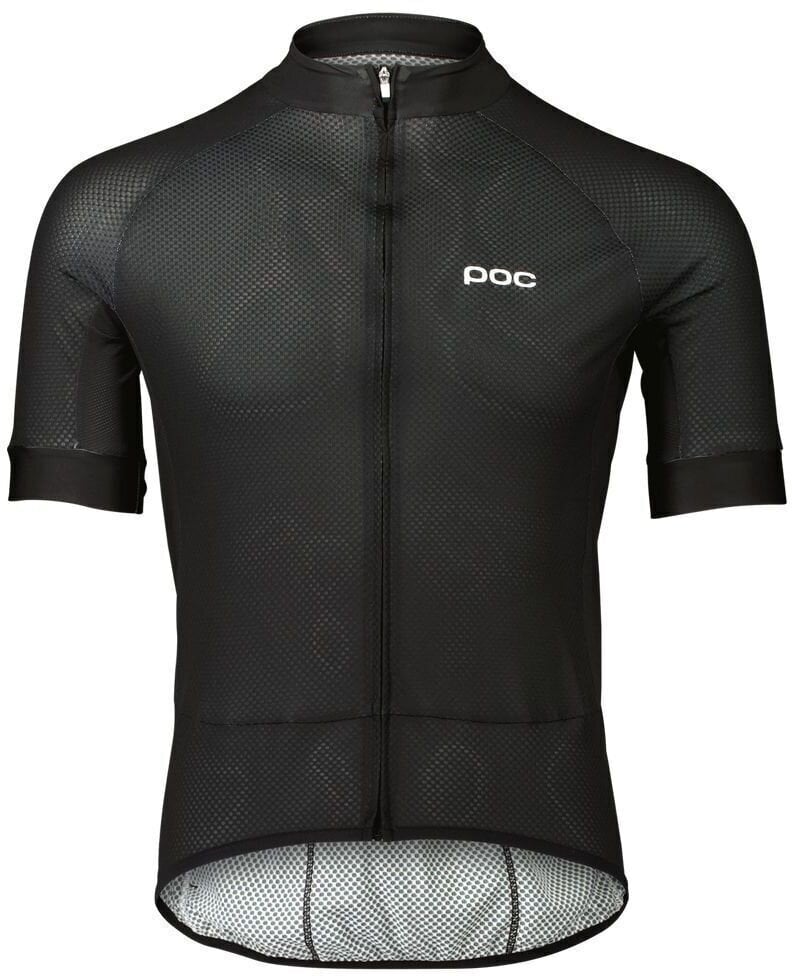 Μπλούζα Ποδηλασίας POC Essential Road Logo Jersey Uranium Black/Hydrogen White M