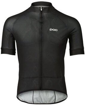Cycling jersey POC Essential Road Logo Jersey Uranium Black/Hydrogen White XL - 1