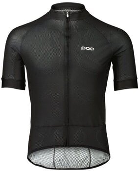 Cycling jersey POC Essential Road Logo Jersey Uranium Black/Hydrogen White 2XL - 1